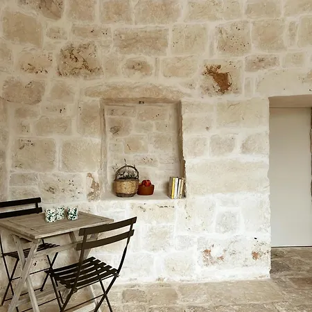 Trullo With Stone Pool In