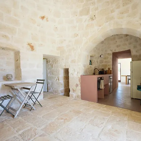 Trullo With Stone Pool In *